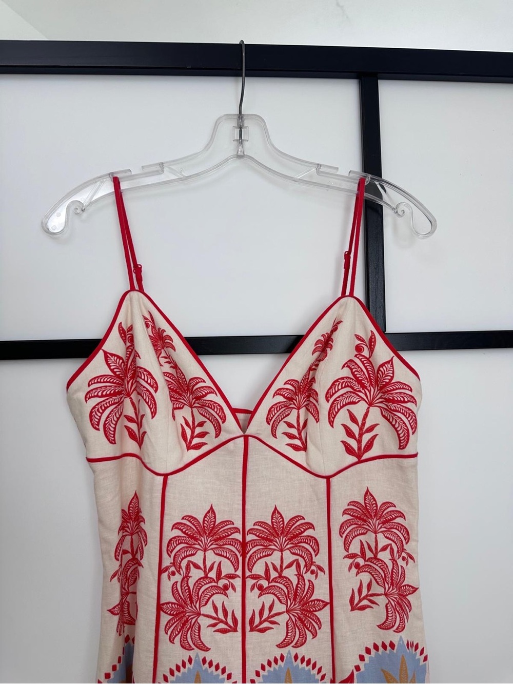 Tommy Bahama Red, White & Yellow Printed Maxi Dress - Picture 6 of 7